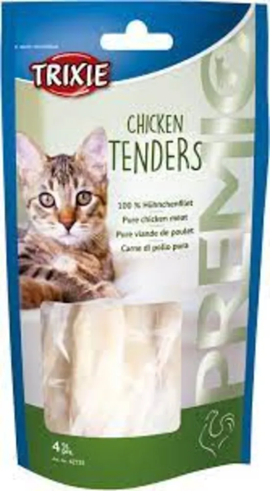 تشویقی گربه فیله مرغ آب پز تریکسی Chicken Tenders